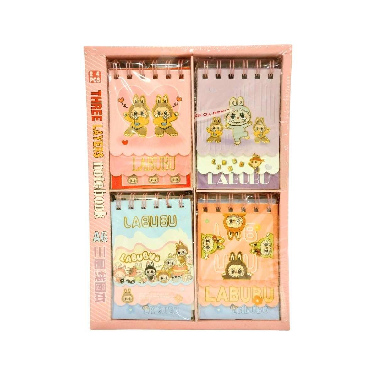 Libreta Labubu A6 Notas x 3 - 60 hojas