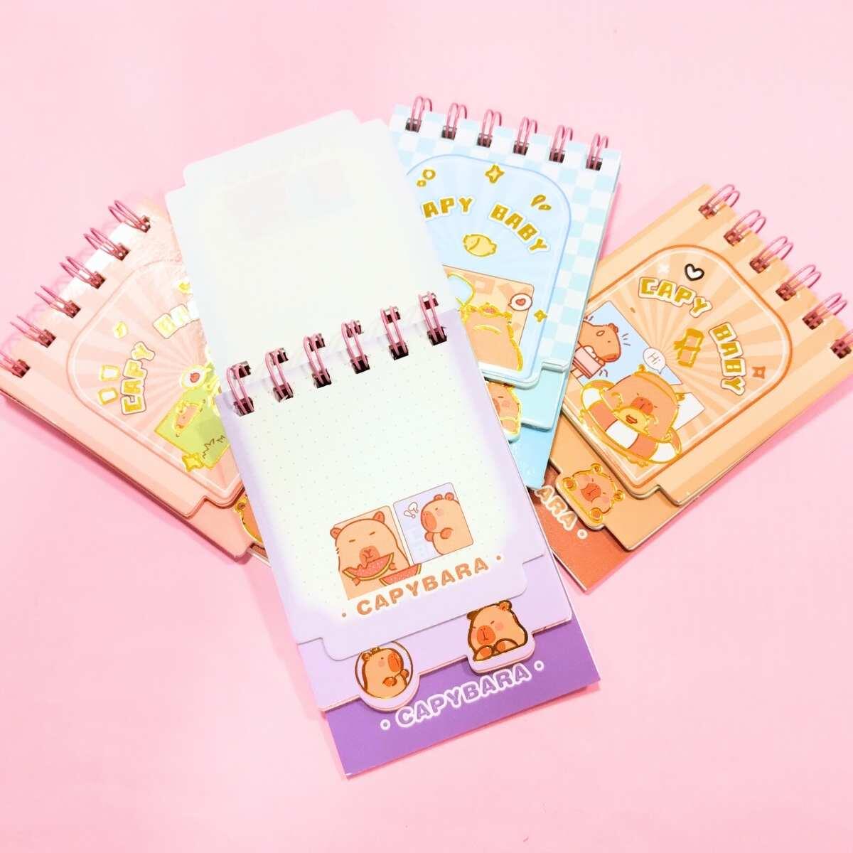 Libreta Capybara A6 Notas x 3 Capas - 60 hojas