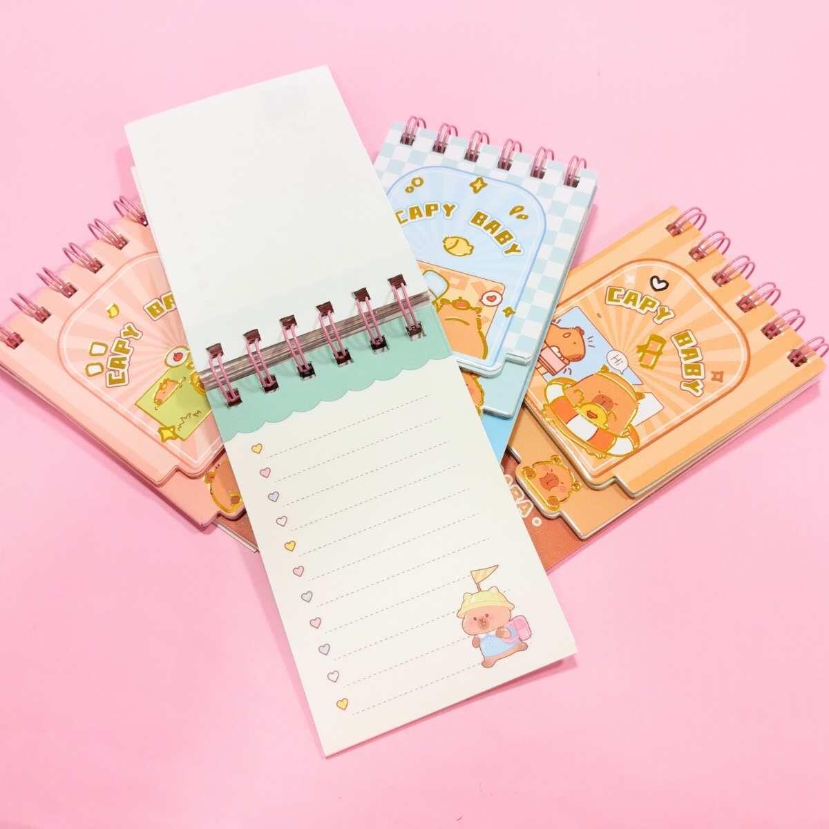 Libreta Capybara A6 Notas x 3 Capas - 60 hojas