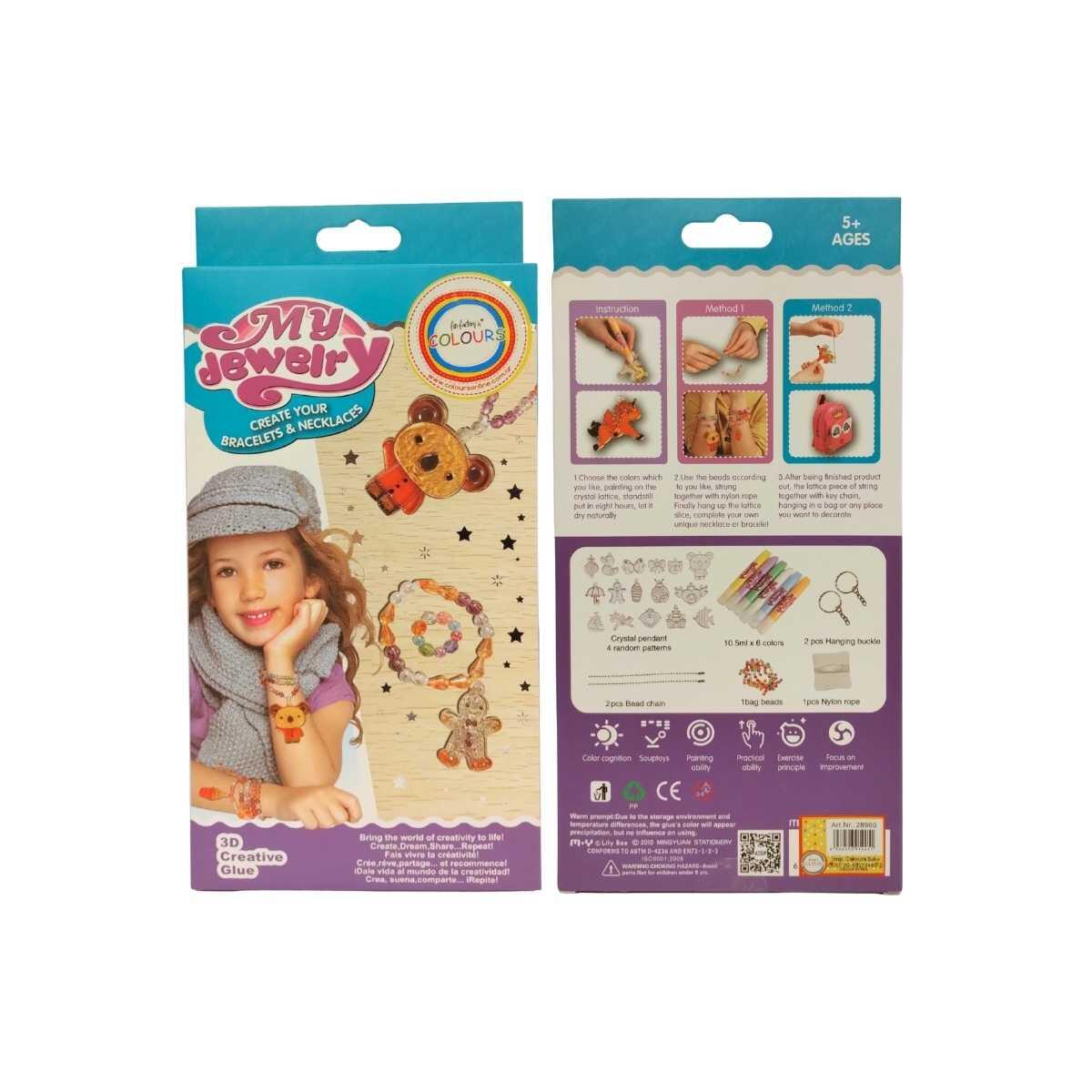 Set Pegamento creativo 3D - Bijou y llaveros
