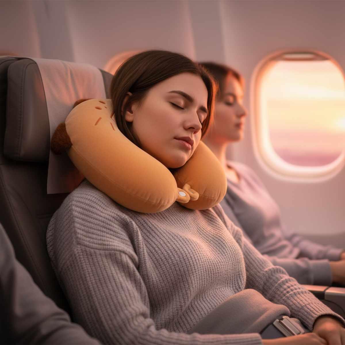 Almohada para cuello Gatitos c/oreja y cola