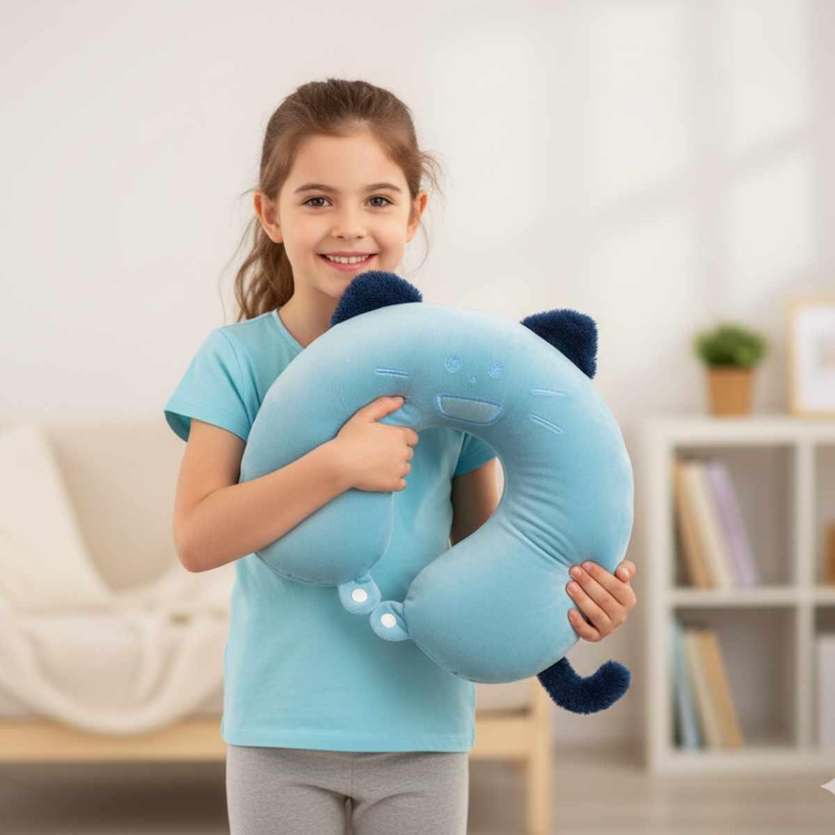 Almohada para cuello Gatitos c/oreja y cola