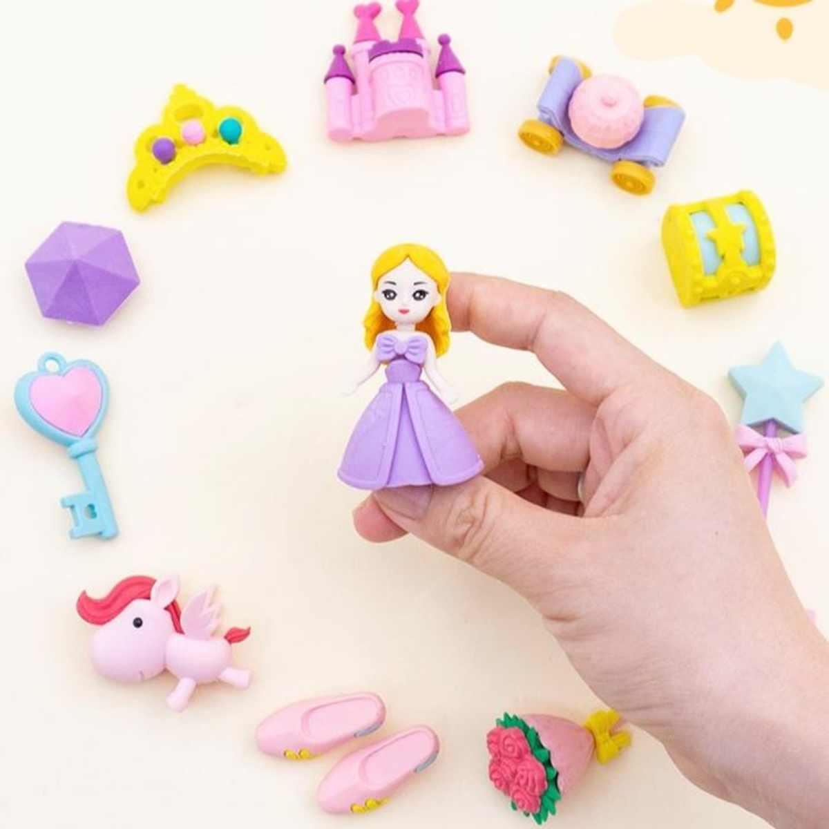 Goma en caja Princesas