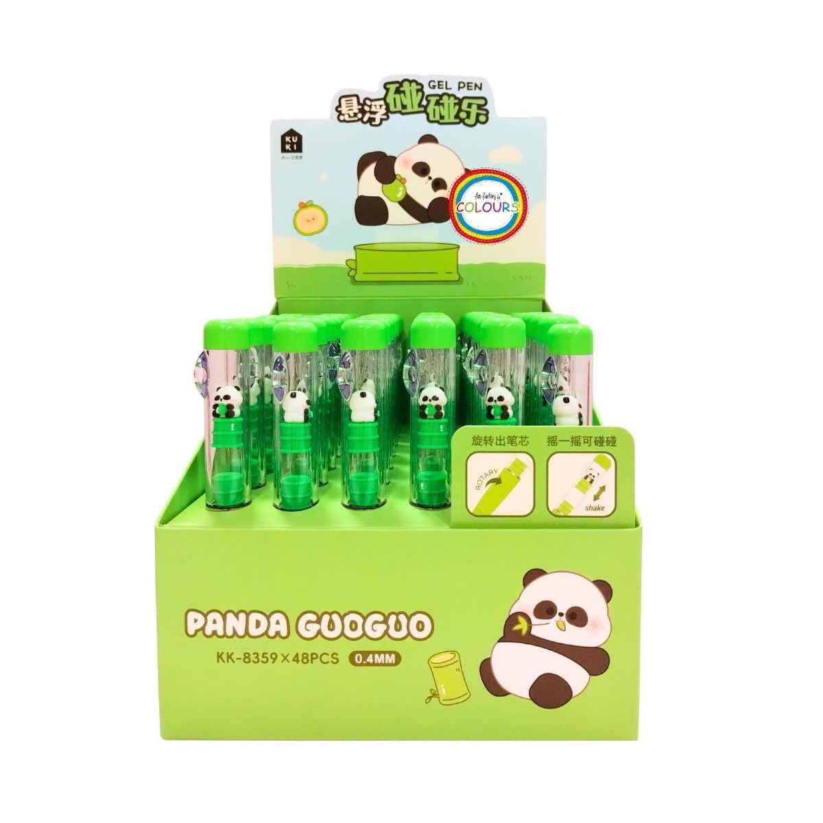 Boligrafo Panda c/iman - Tinta azul - 0.4 mm