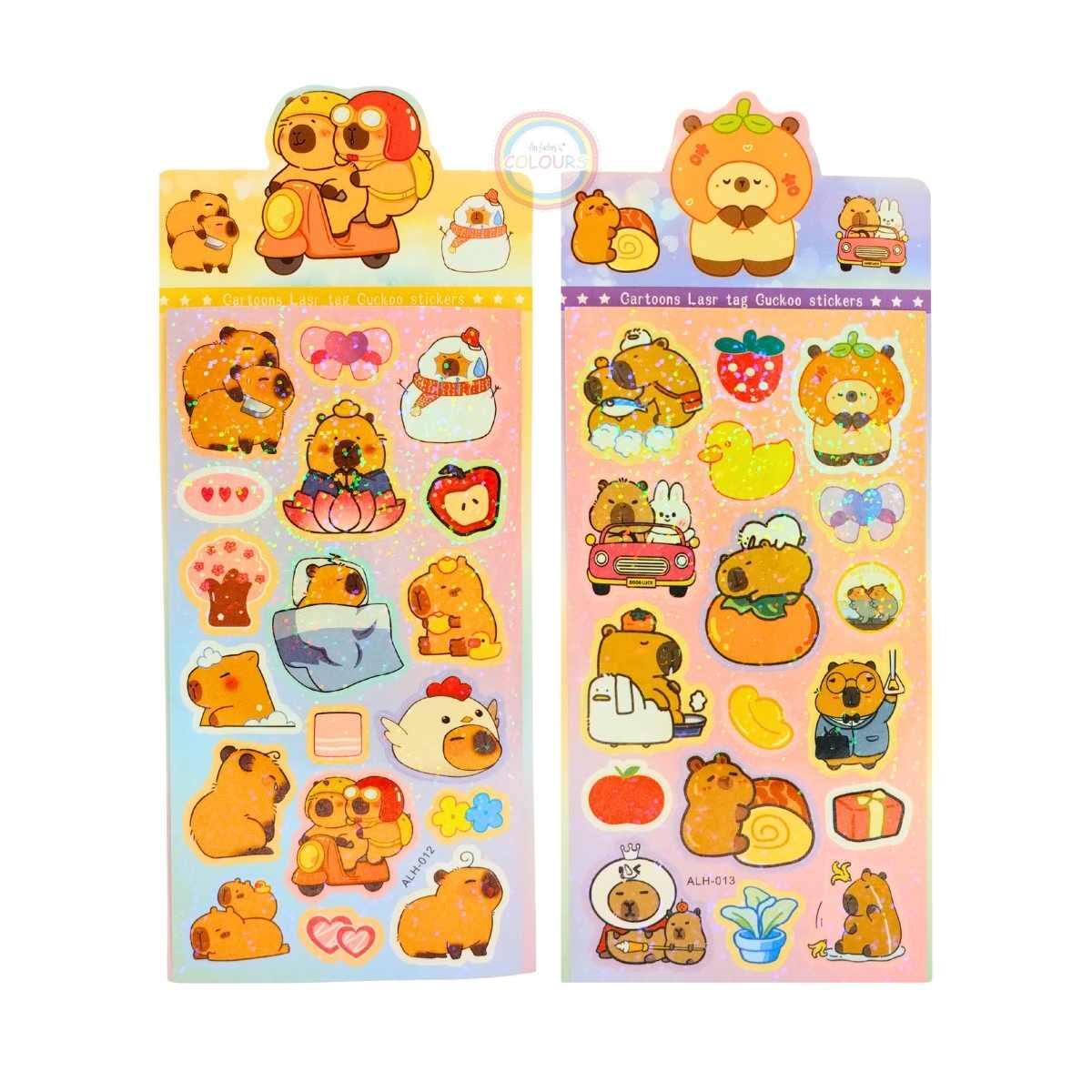 Sticker Capybara c/brillo