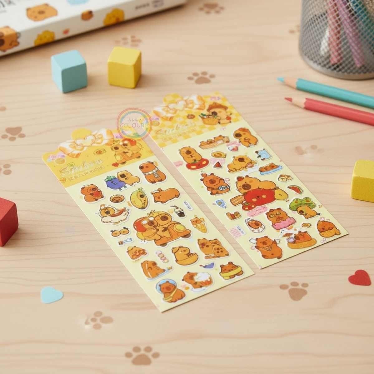 Sticker pop up Capybara
