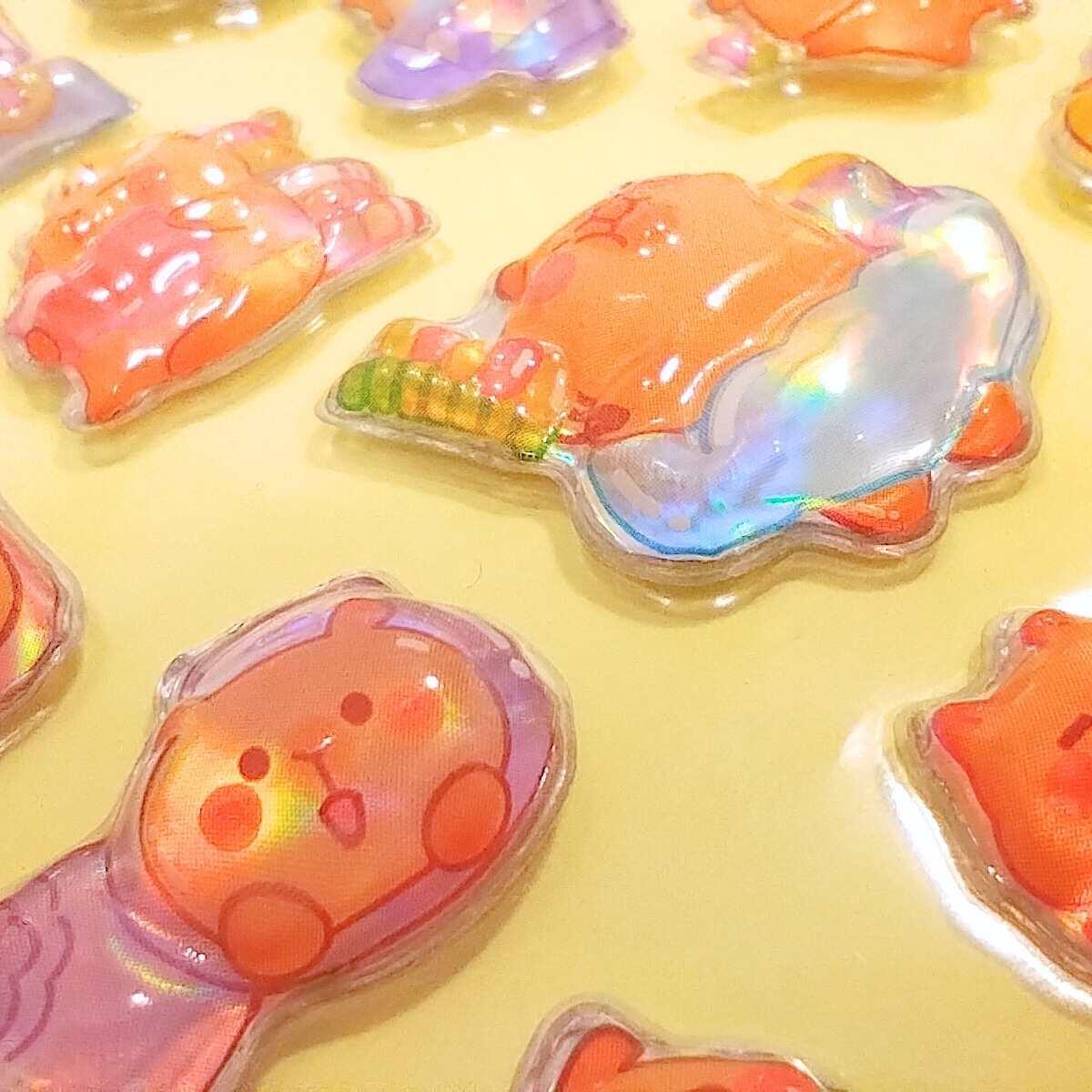 Sticker pop up Capybara