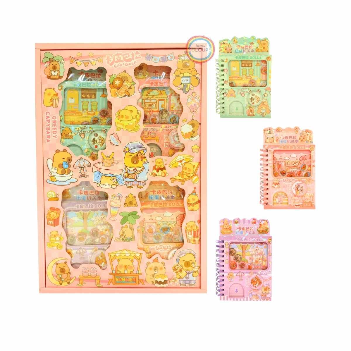Libreta Capybara c/jueguito