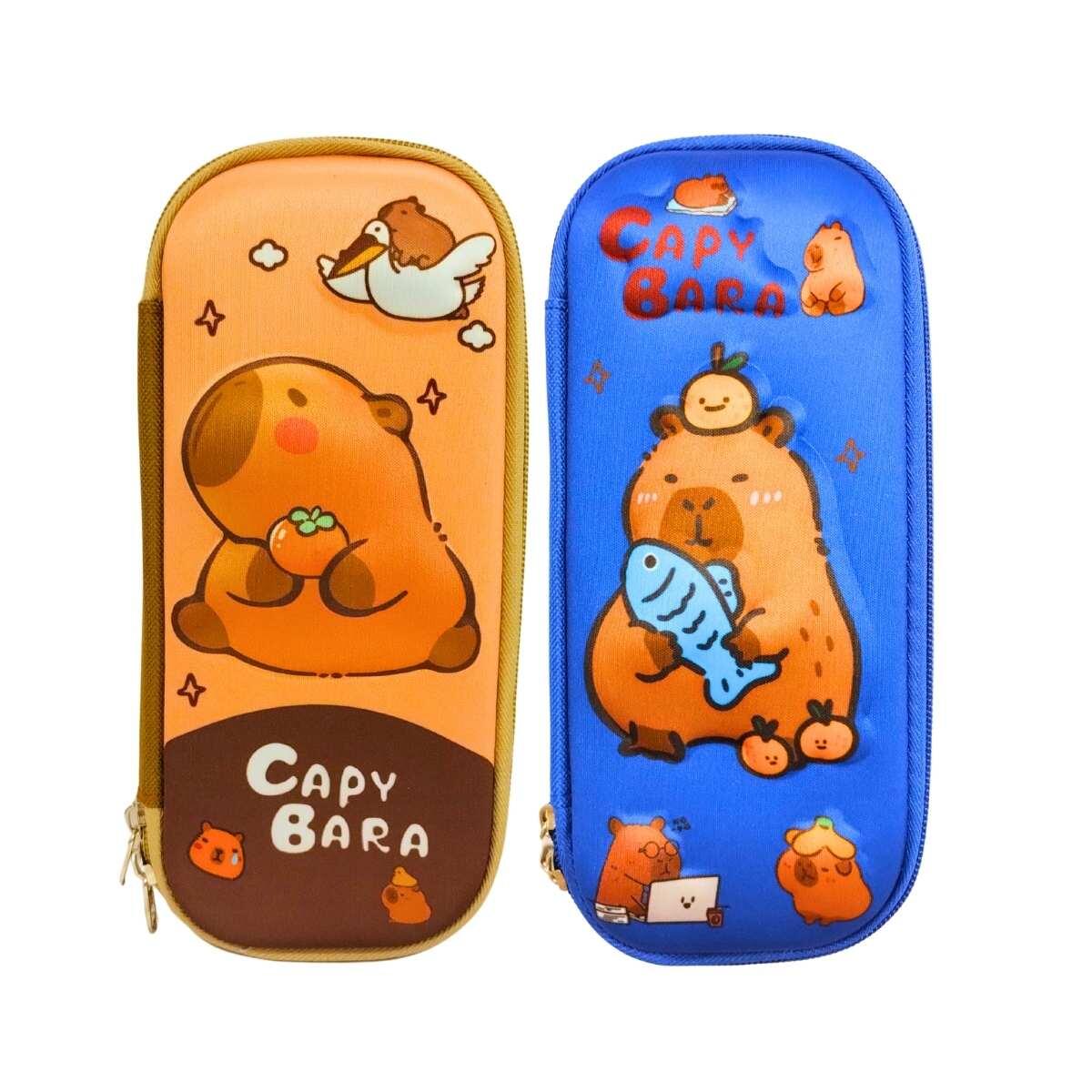Cartuchera Capybara 2 cierres