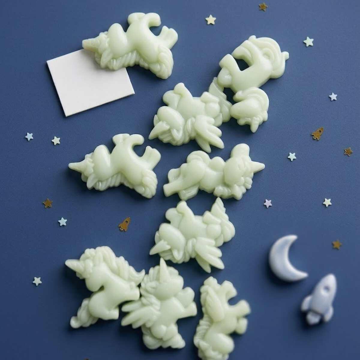 Sticker glow in the dark Unicornio 3D