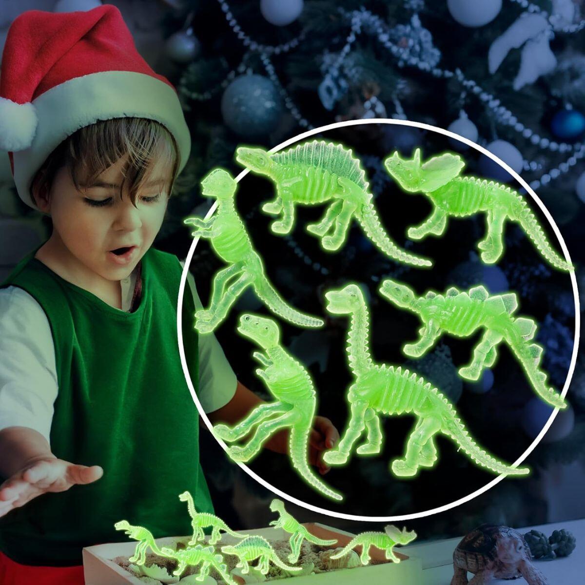 Sticker glow in the dark Dinos 3D x 12