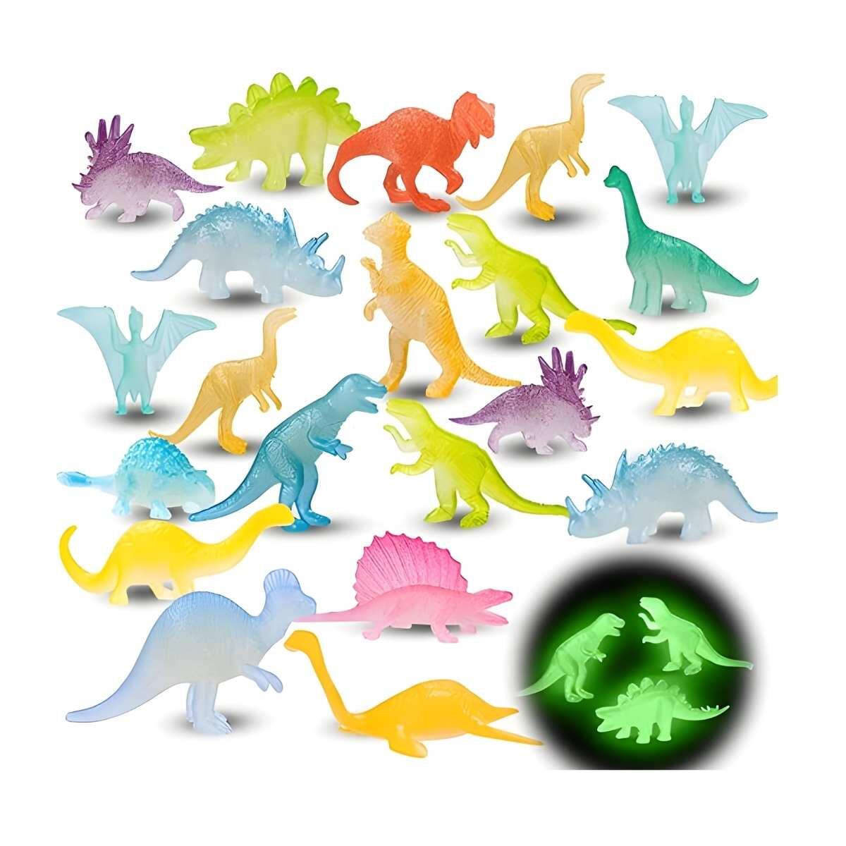 Sticker glow in the dark Dinos 3D