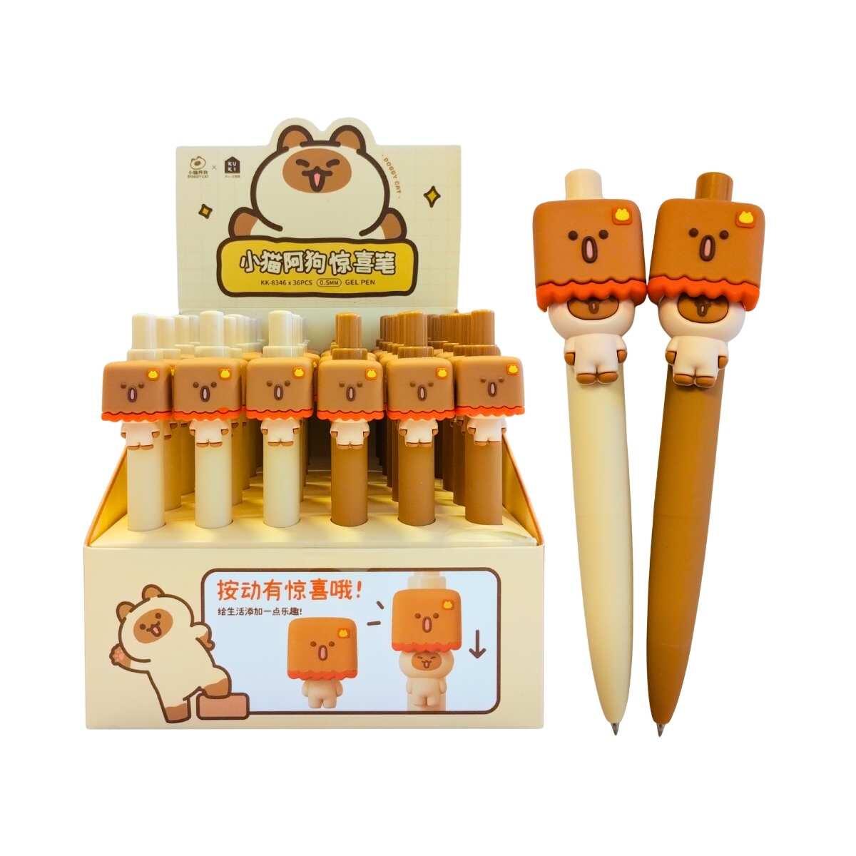 Boligrafo Gatito sorpresa retractil c/clip