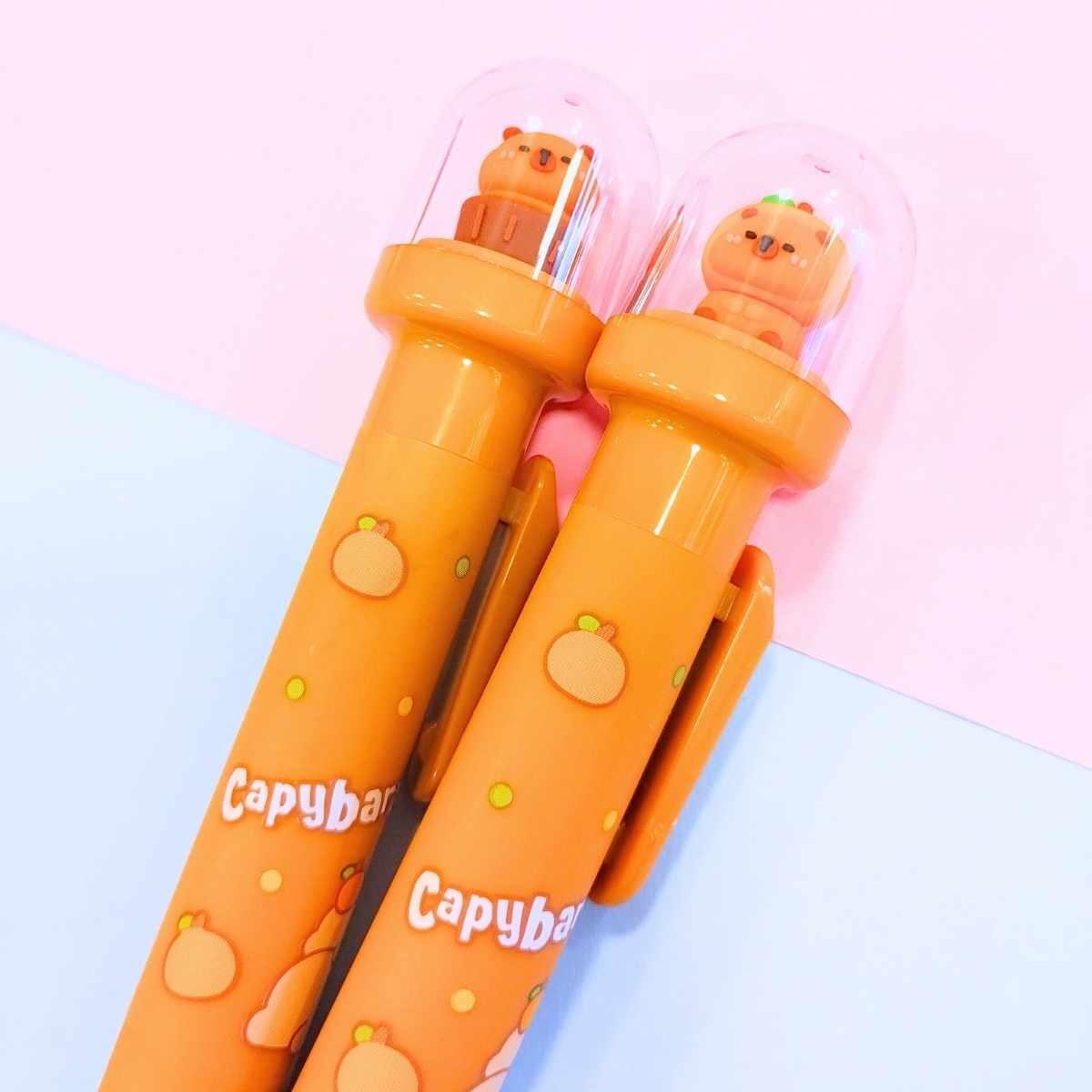 Boligrafo Capybara c/burbuja y clip 
