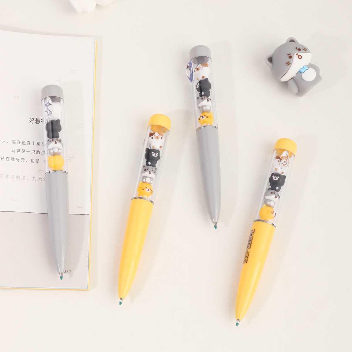 Boligrafo jenga Gatitos retractil- 0.4mm