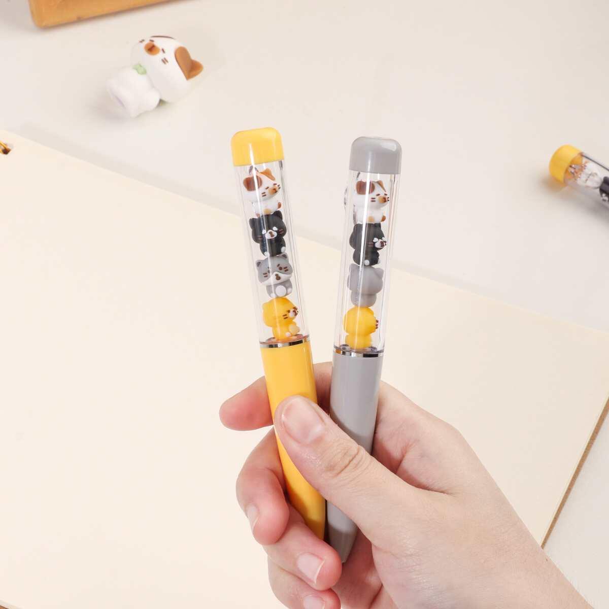 Boligrafo jenga Gatitos retractil- 0.4mm
