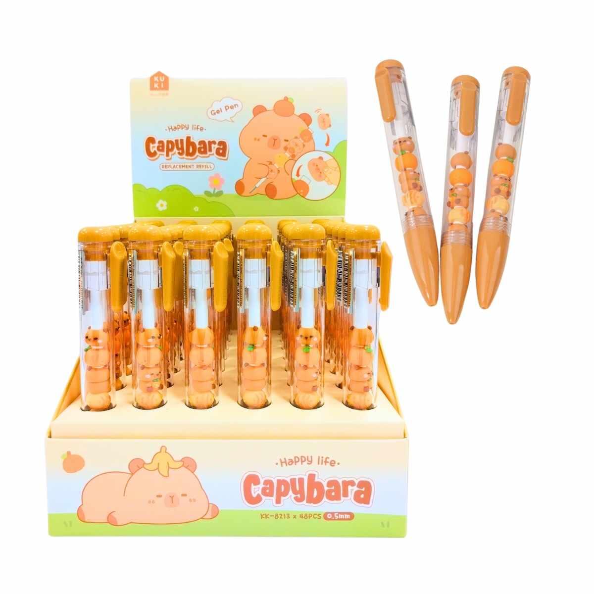 Boligrafo Capybara c/miniatura c/clip