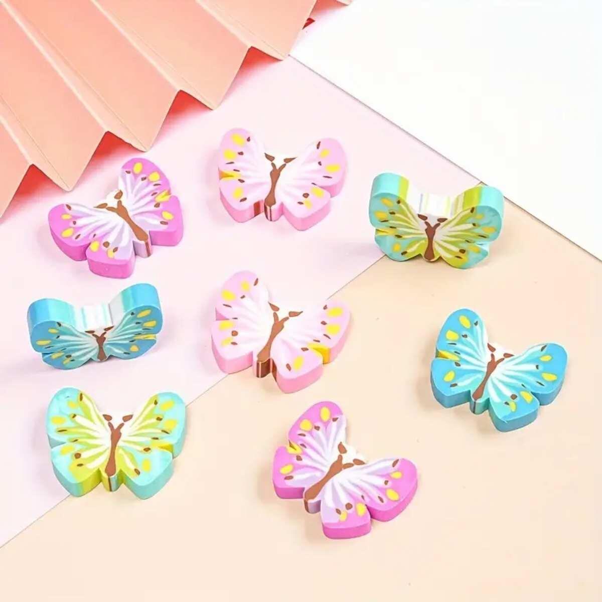 Goma Plana Mariposa x 2 