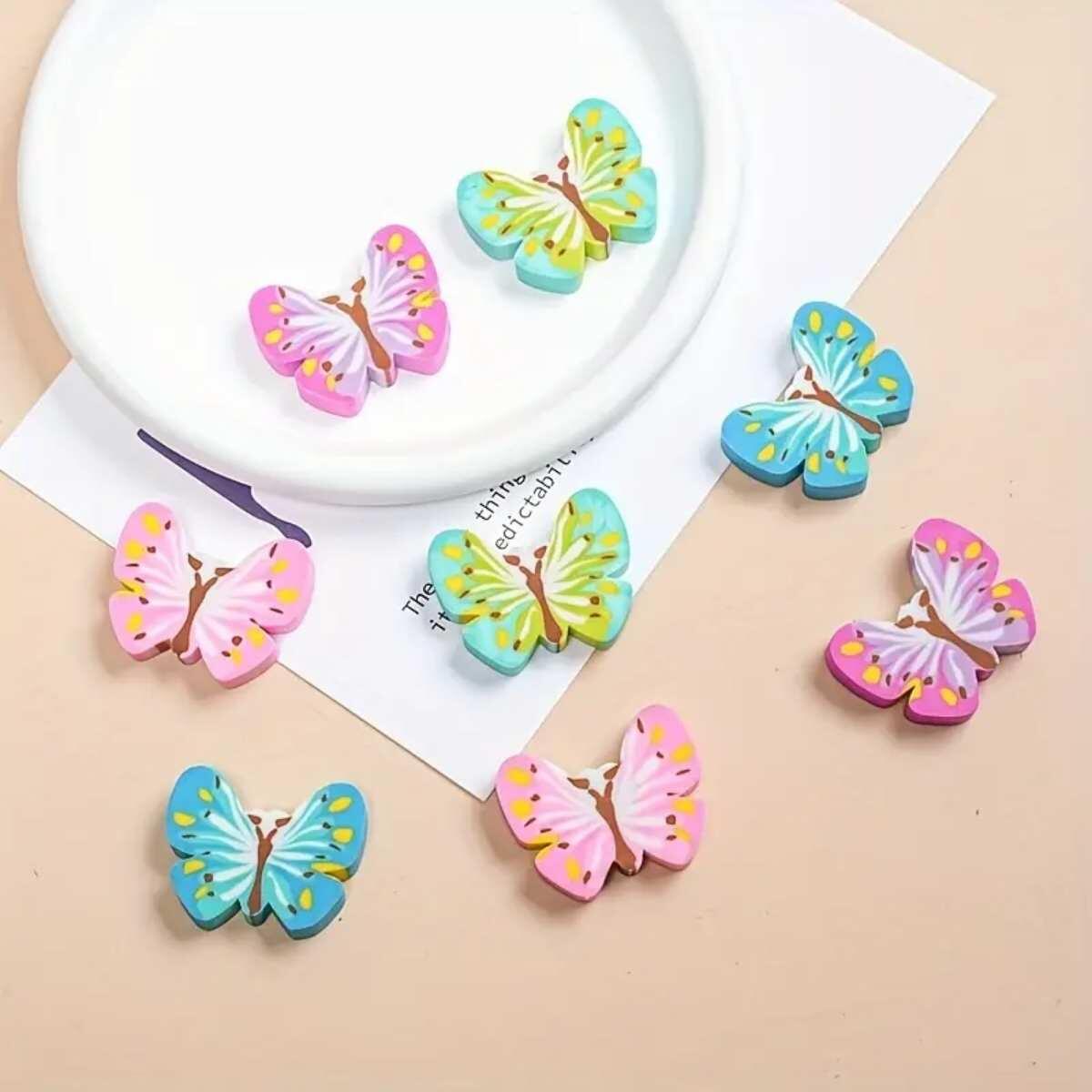 Goma Plana Mariposa x 2 