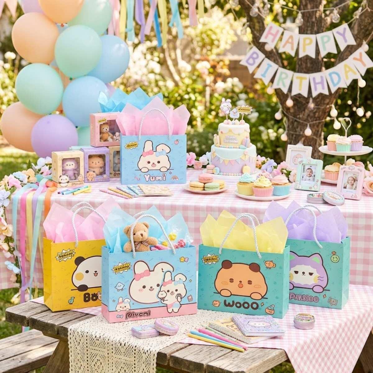 Bolsa de papel Animalitos 19,5x8,5x14,5