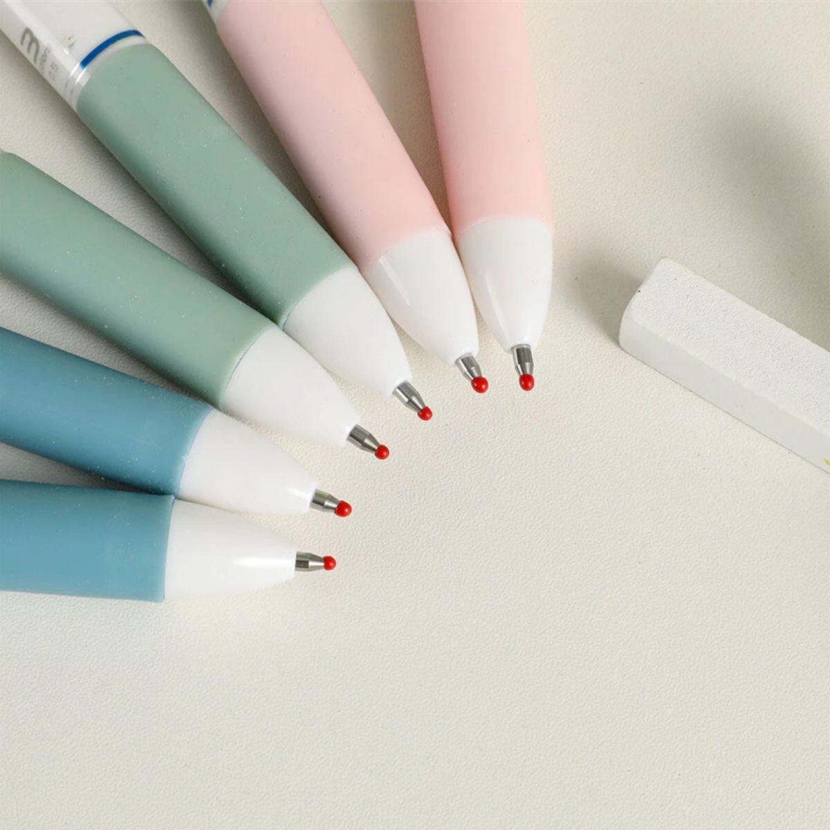 Boligrafo borrable cuerpo blanco multi x 3  - 0.5 mm