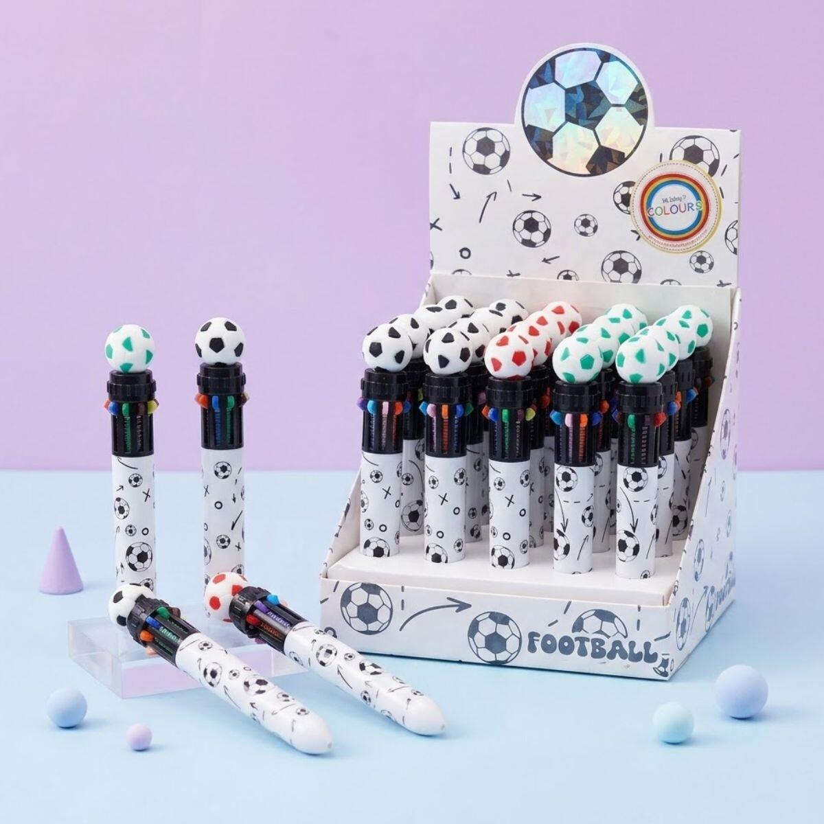 Boligrafo multi x 10  Futbol
