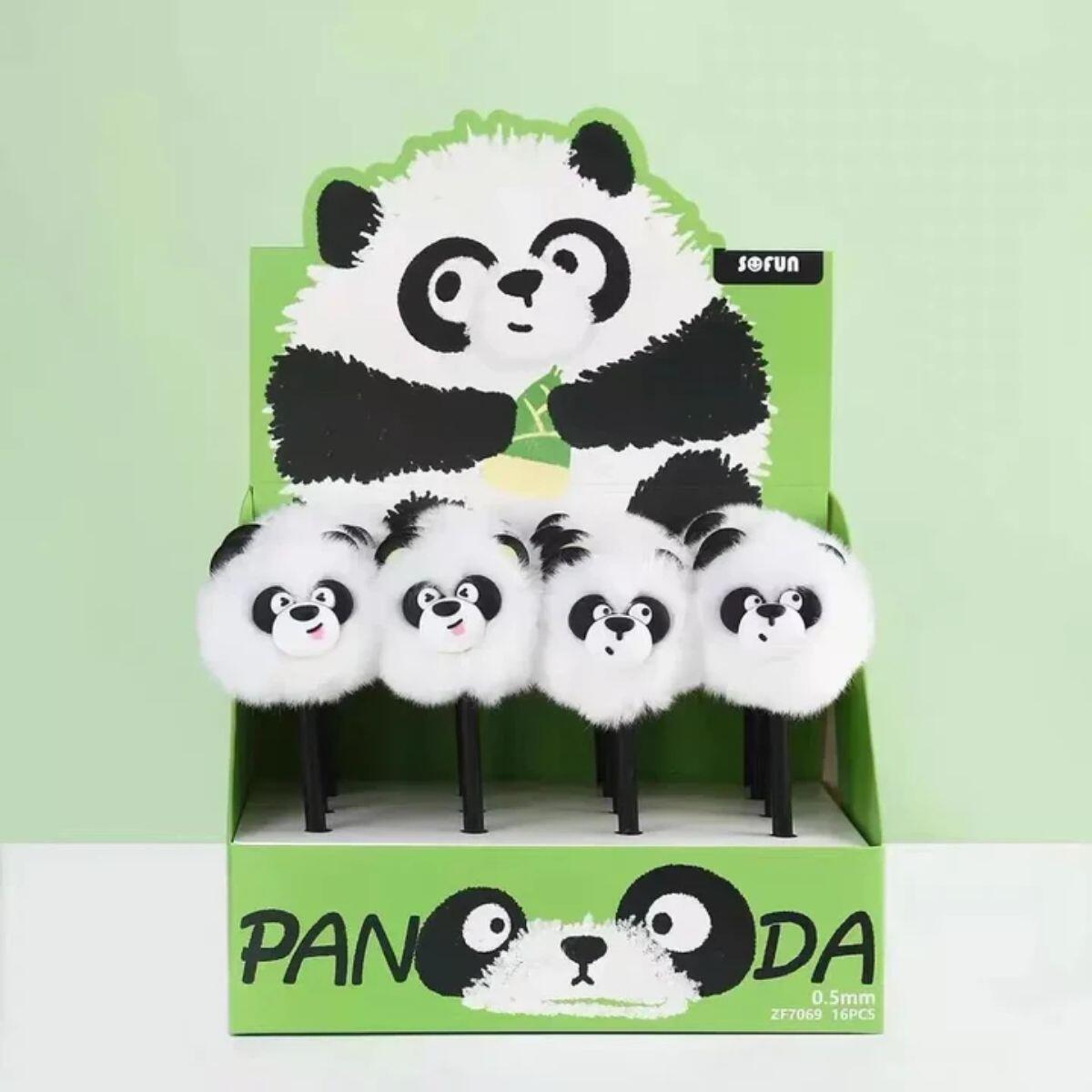 Boligrafo Panda peluche - 0.7 mm