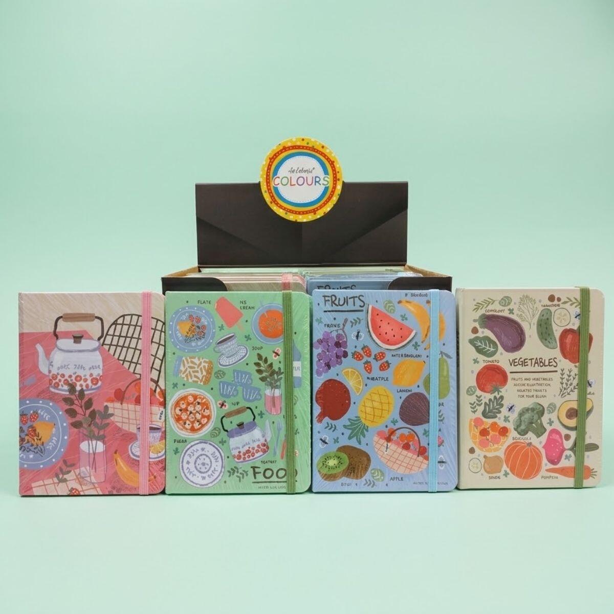 Libreta A5 Food - 80 hojas rayadas