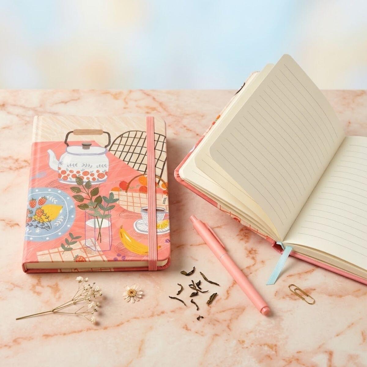 Libreta A5 Food - 80 hojas rayadas