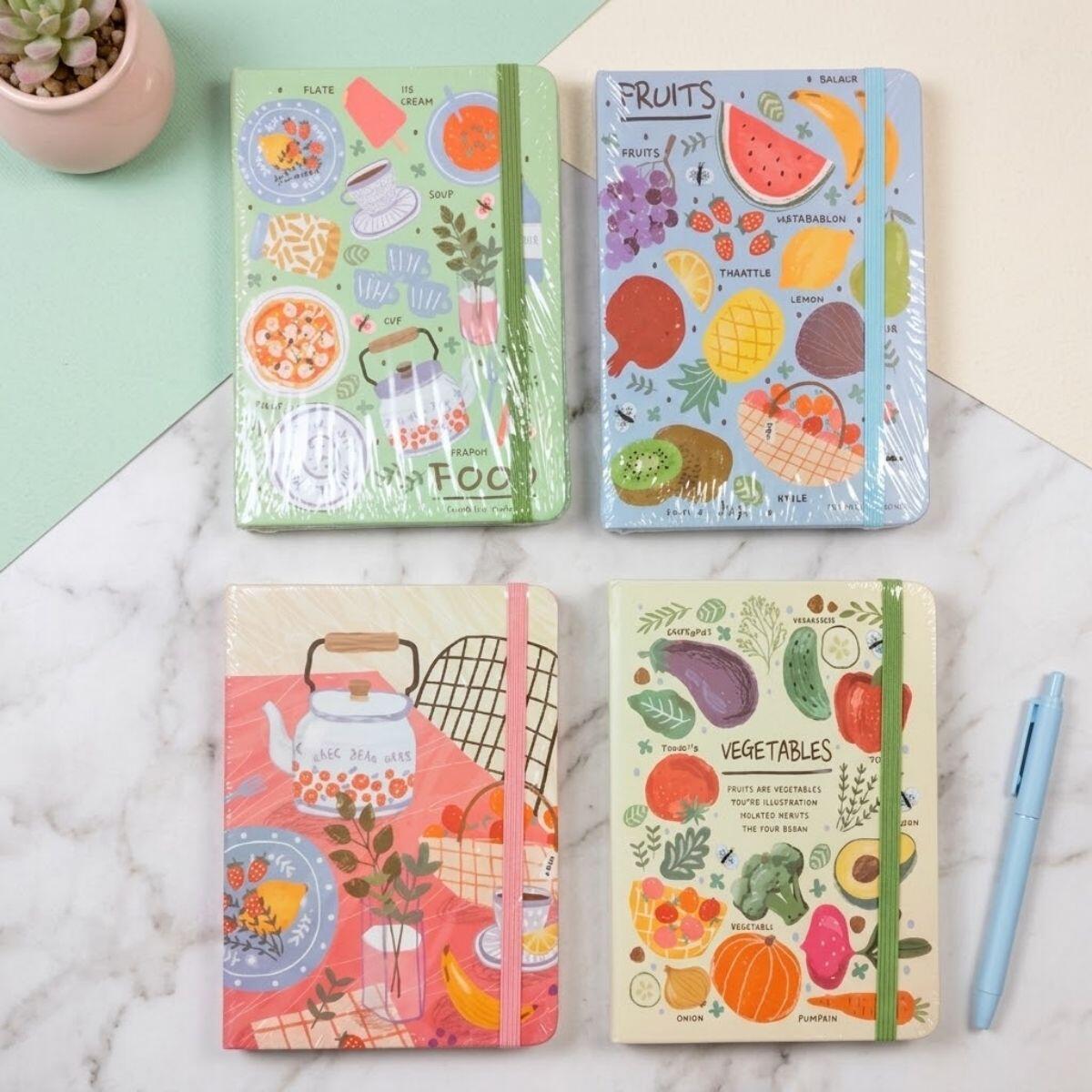 Libreta A6 Food - 80 hojas rayadas