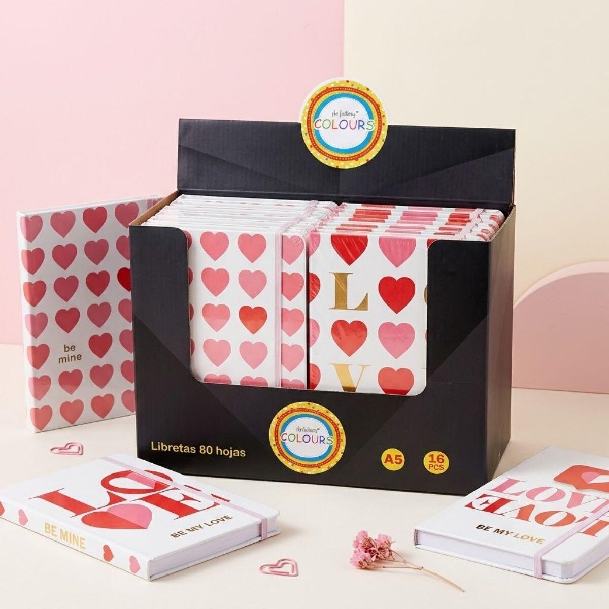 Libreta A5 Love - 80 hojas rayadas
