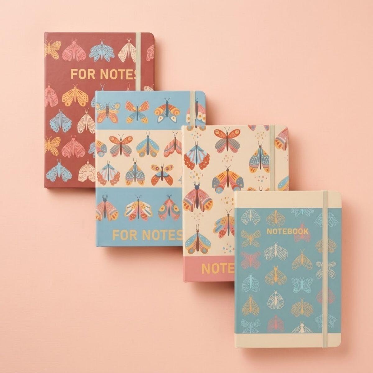Libreta A5 Butterfly 2 - 80 hojas rayadas 