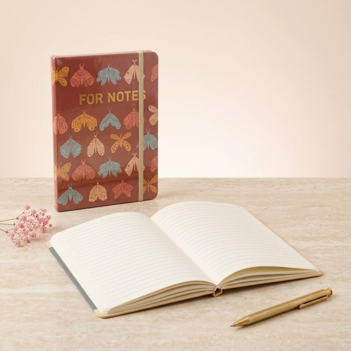 Libreta A5 Butterfly 2 - 80 hojas rayadas 