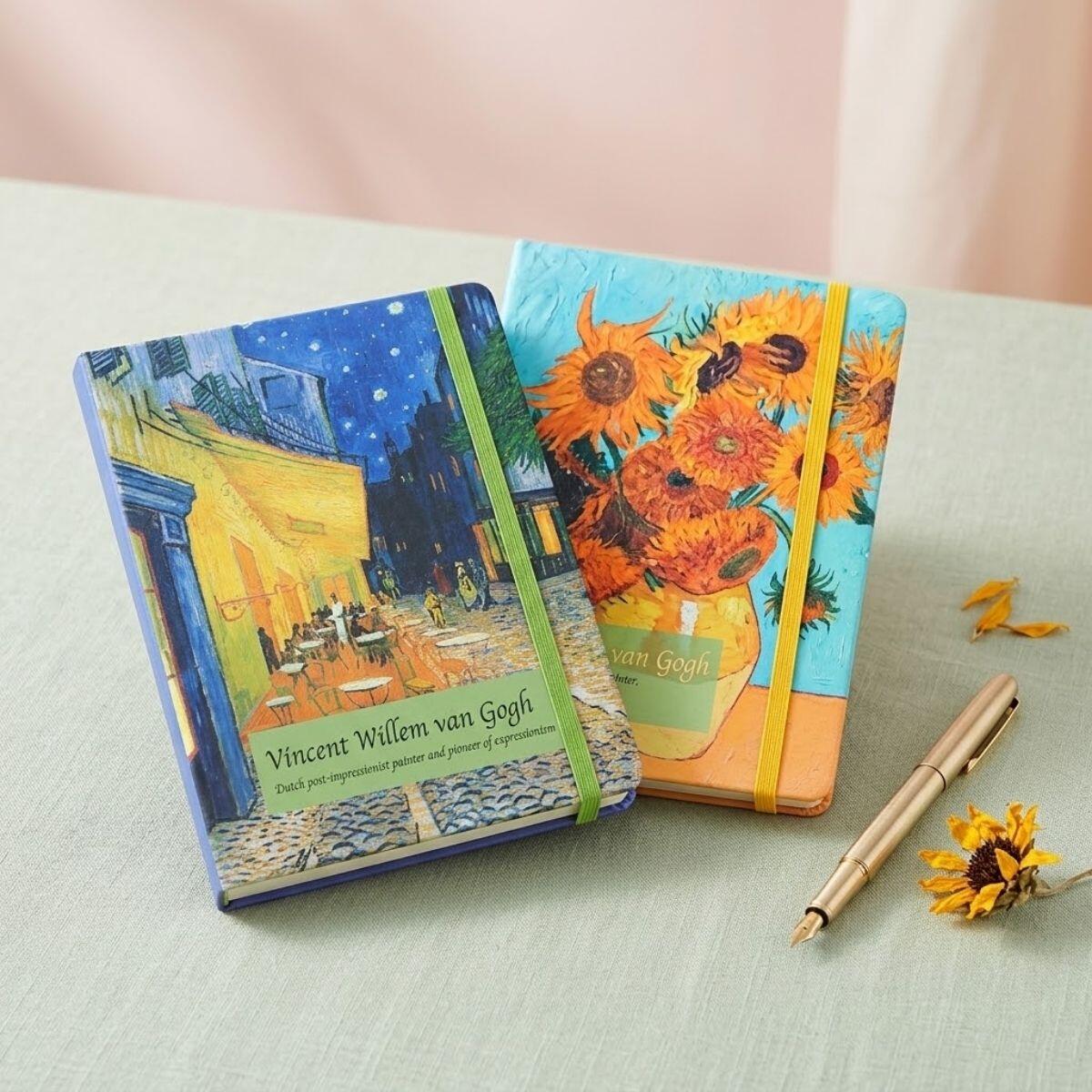 Libreta A5 Van Gogh - 80 hojas rayadas
