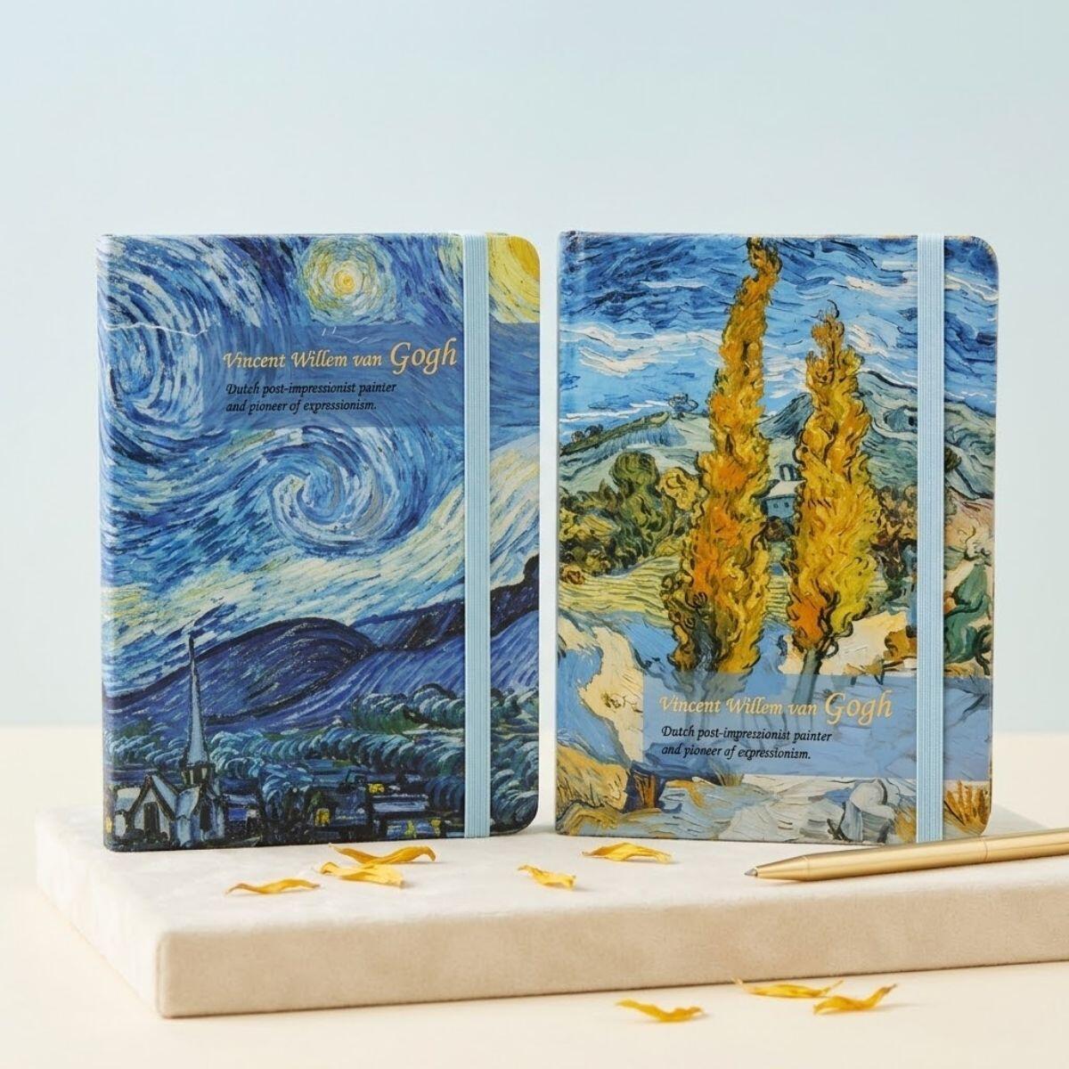 Libreta A5 Van Gogh - 80 hojas rayadas