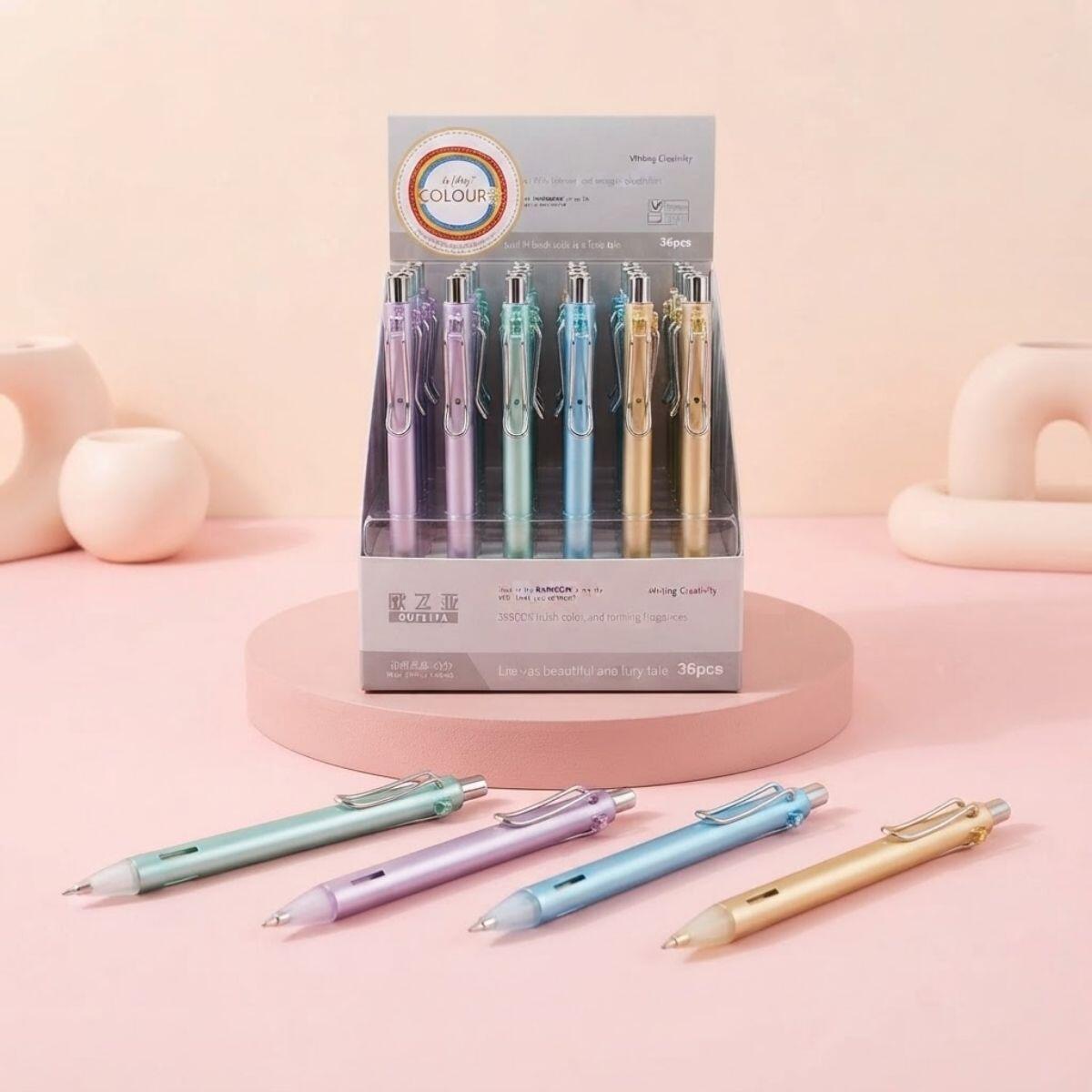 Portamina metal c/clip color morandi satinado -0.5 mm
