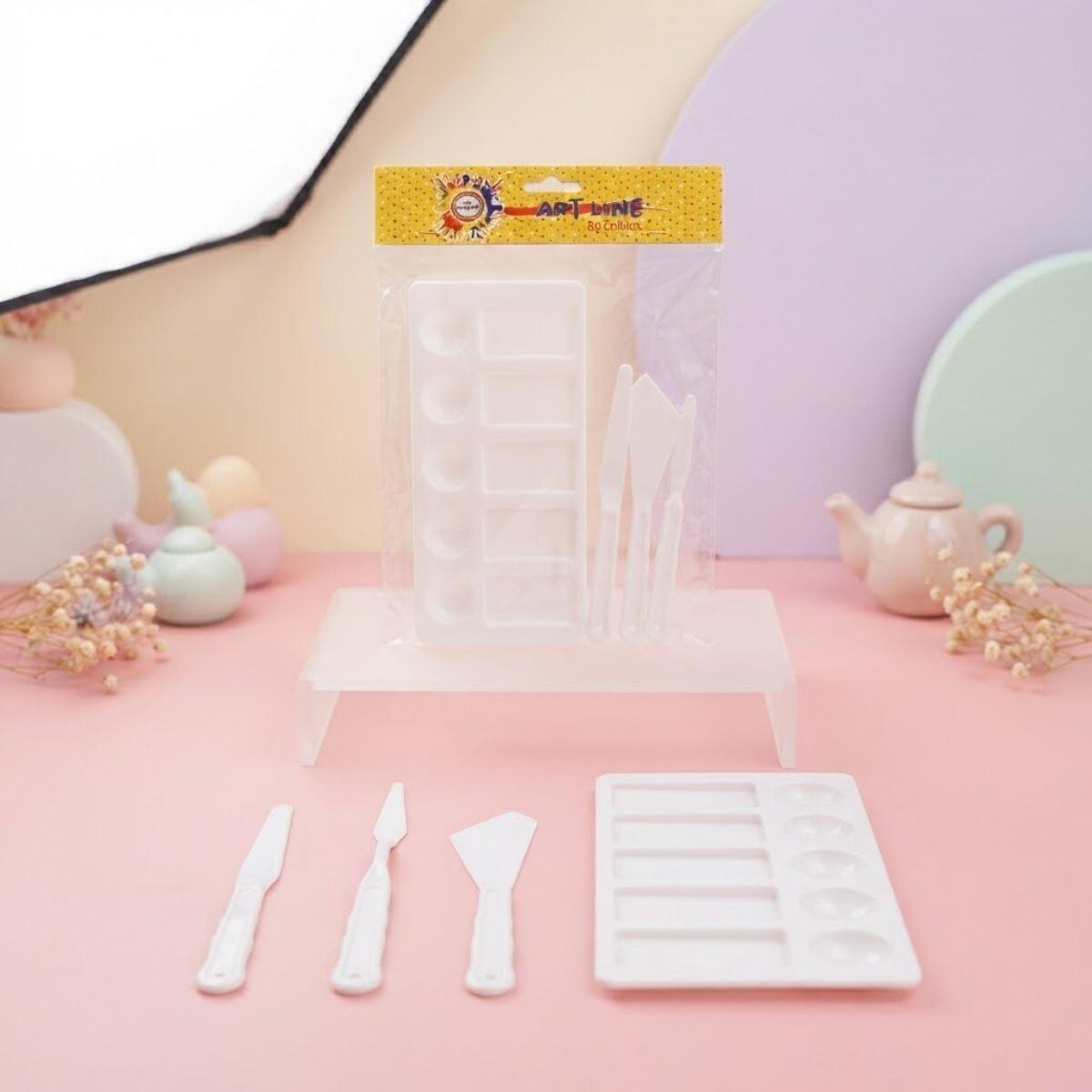 Set  Arte 1 paleta + 3 estecas plastico