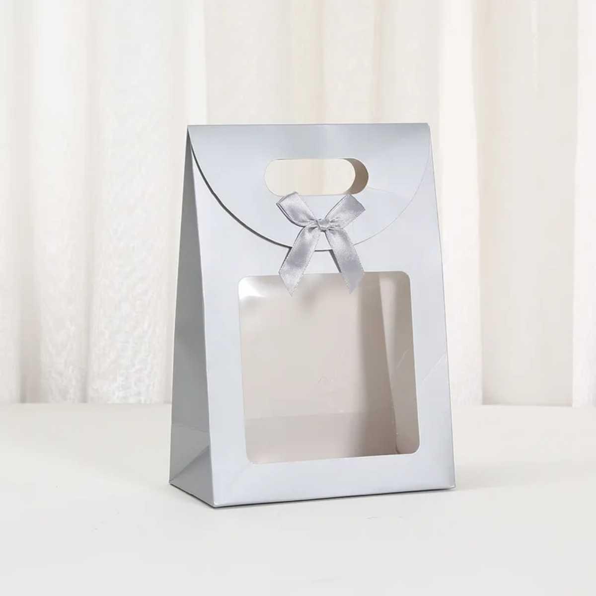 Bolsa de regalo c/ventana 16x12x6cm