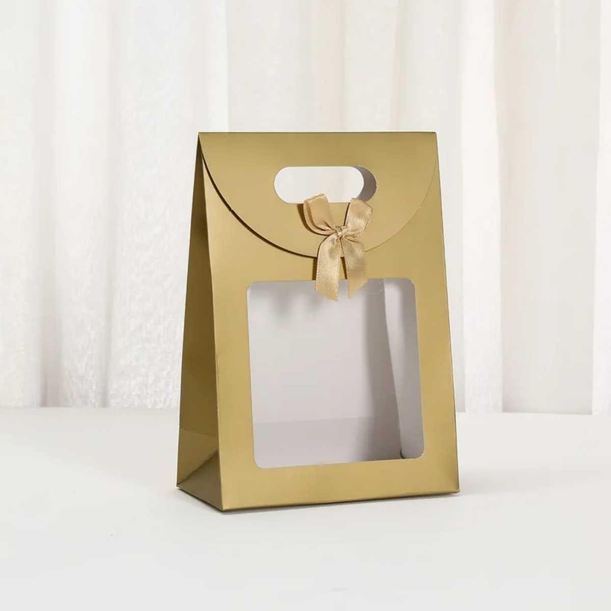 Bolsa de regalo c/ventana 16x12x6cm