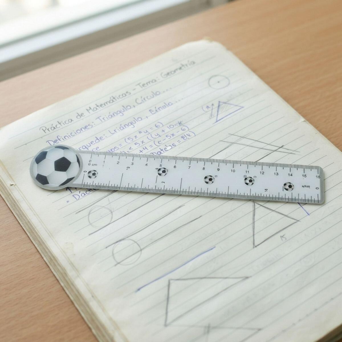 Regla Futbol 15cm