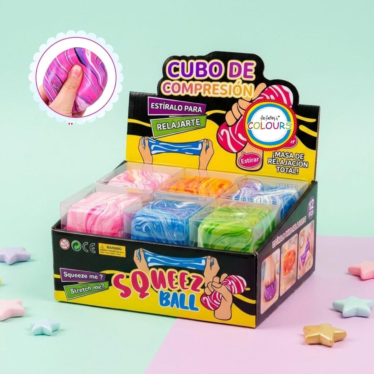 Squishy cubo hielo multicolor - 5cm