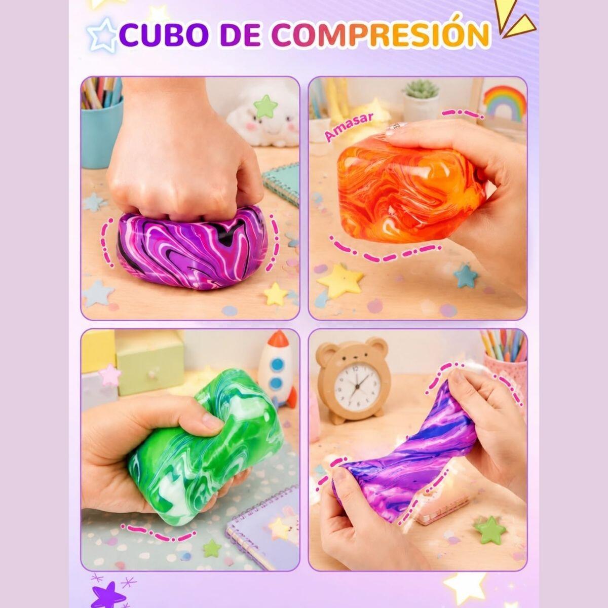 Squishy cubo hielo multicolor - 5cm