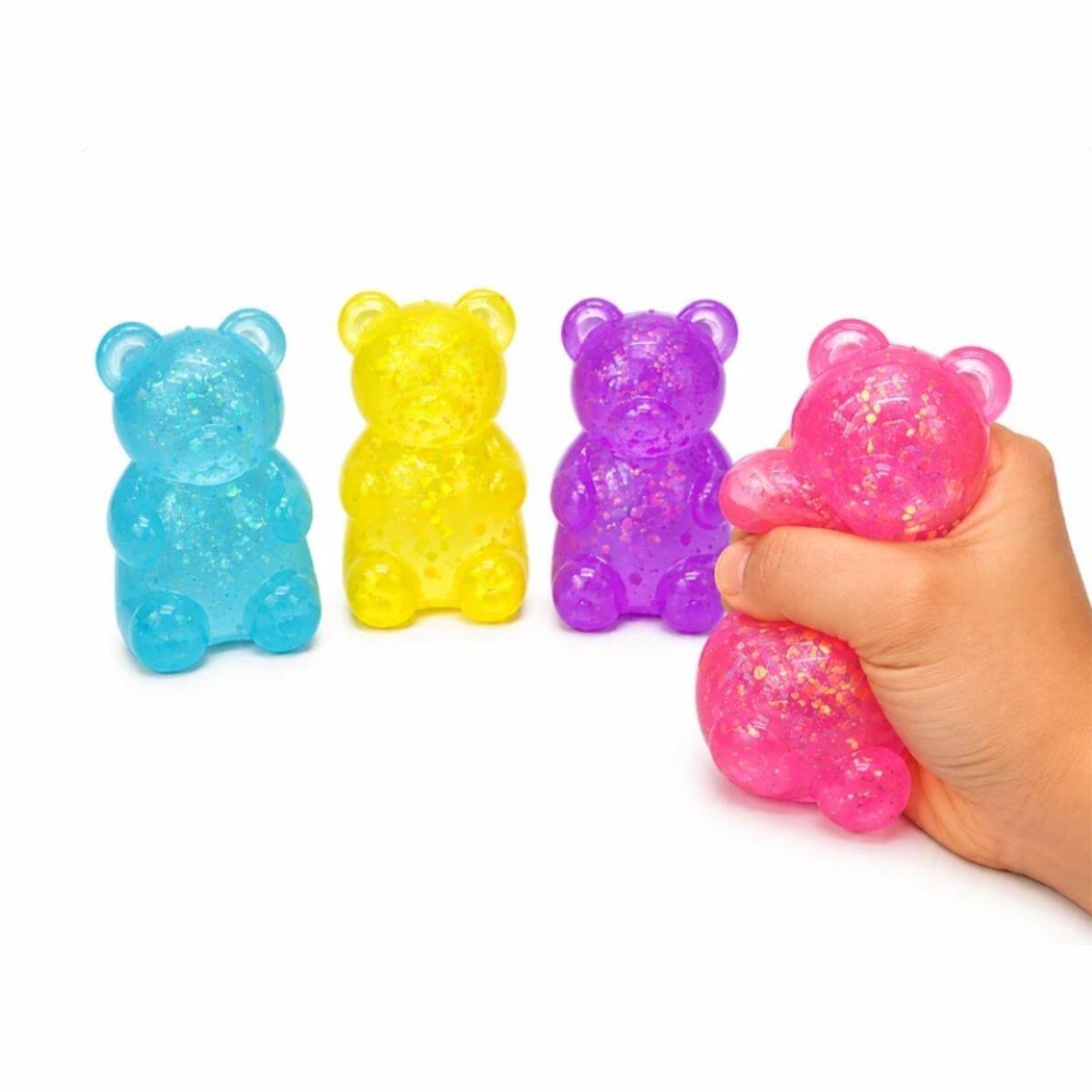 Squishy Oso transparente c/glitter