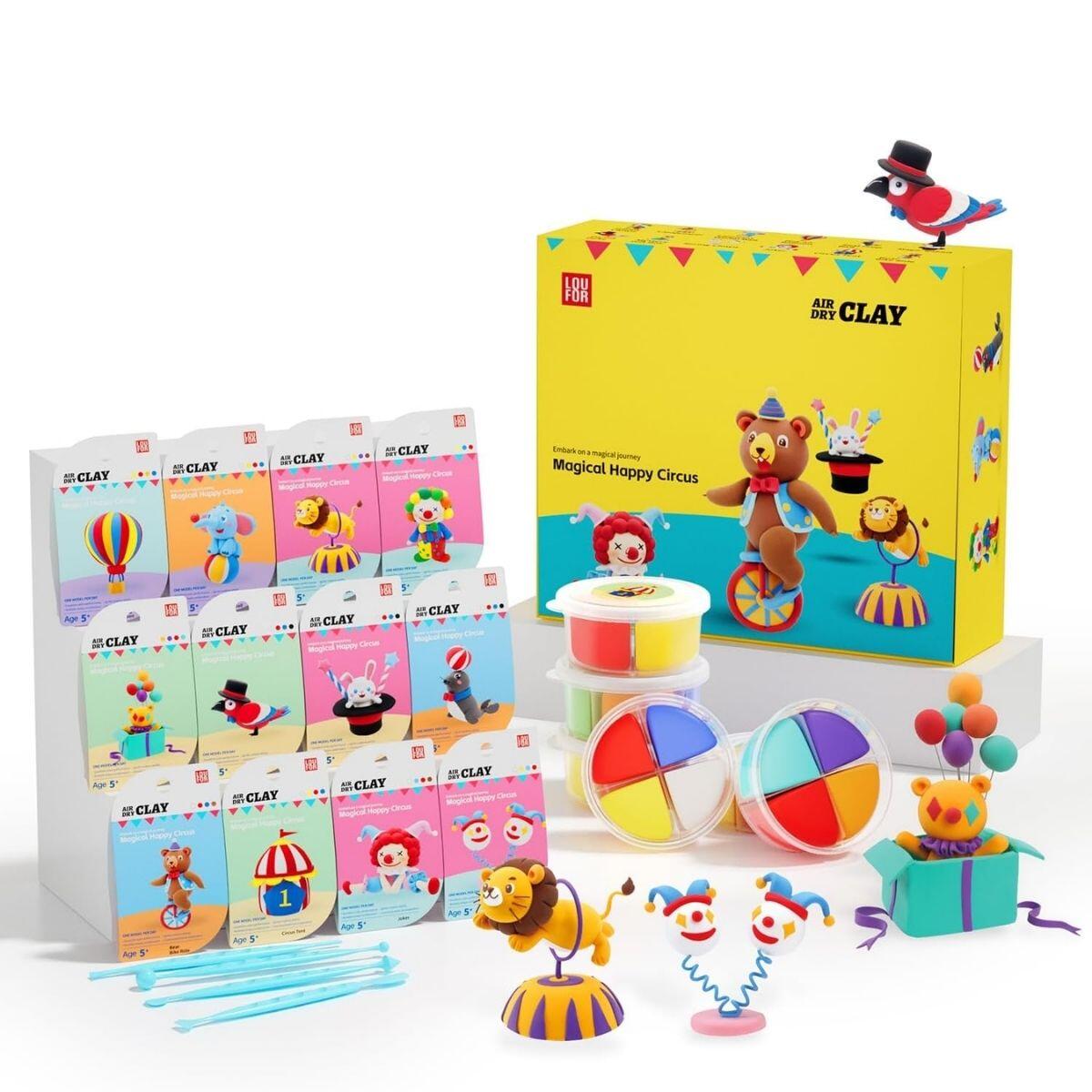 Masa Circo en pote x 4 colores