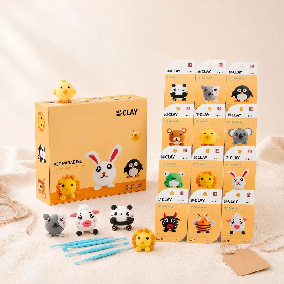 Masa Animalitos 3 en pote x 4 colores