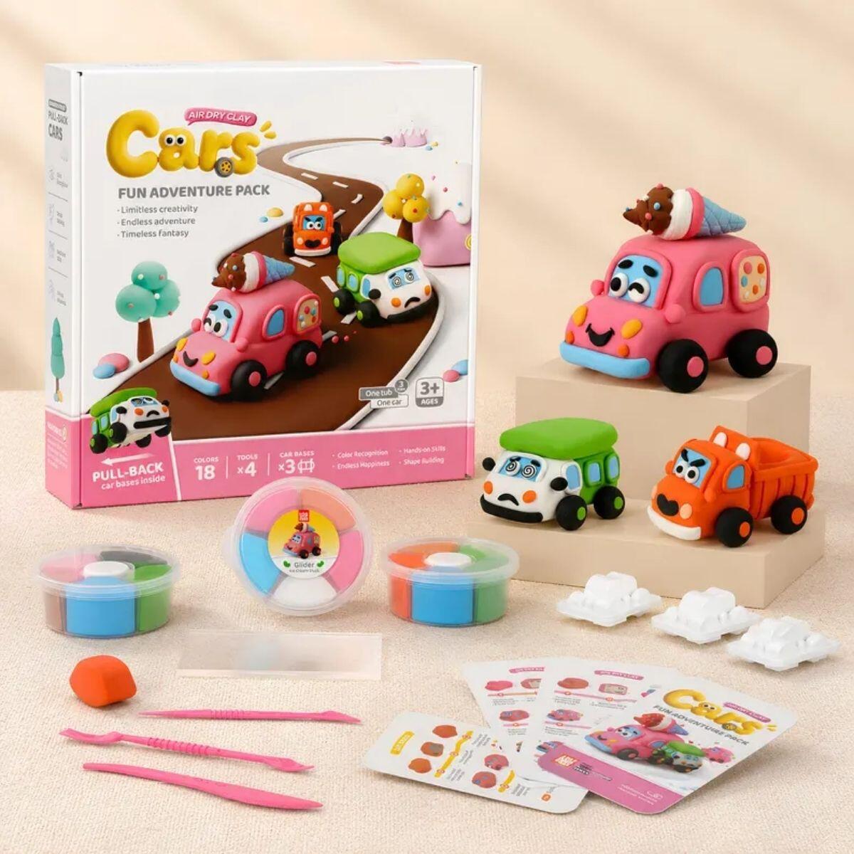 Masa Cars Adventure Pack x 3 para armar en caja