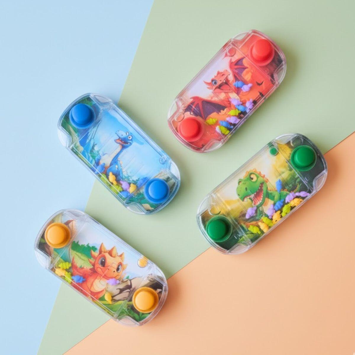 Juego de agua Dinos 2 botones