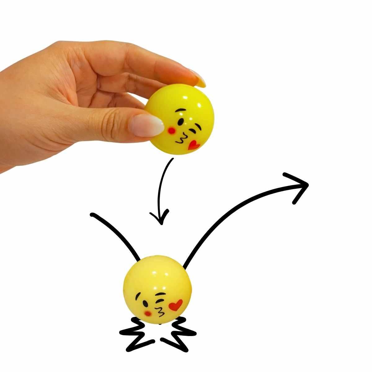 Pelota saltarina Emoji 45 mm