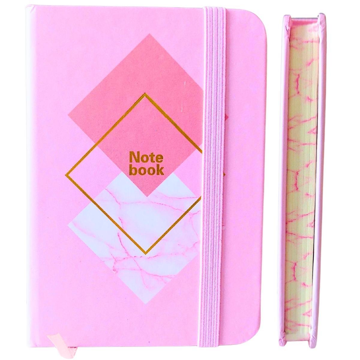 Libreta A7 Marmol Pastel 80 hojas Rayadas