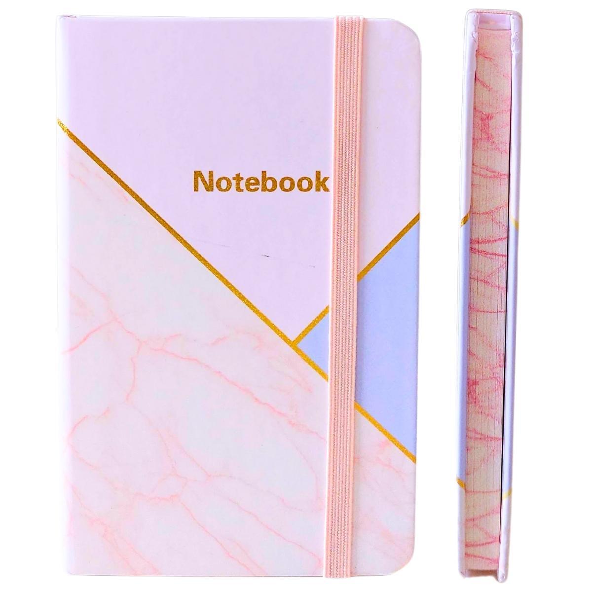 Libreta A6 Marmol Pastel 80 hojas Rayadas